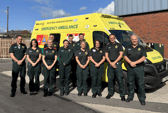 The NWAS crew who will be undertaking the challenge.