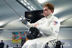 James Peebles is competing at the Para Fencing European Championships in Cardiff