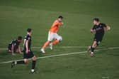 Albie Morgan scored twice for the Tangerines against Crewe