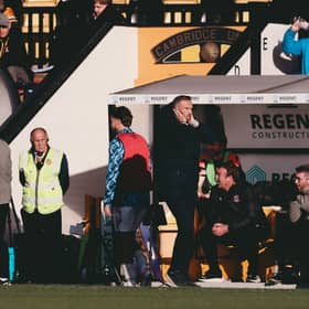 Blackpool head coach Ian Evatt saw his team lose at Cambridge United