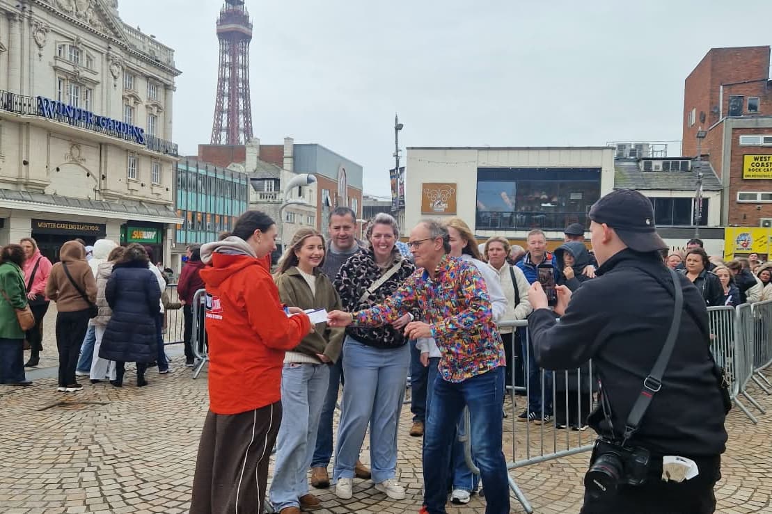 Tausende Fans von „Britain’s Got Talent“ treffen heute in Blackpool zu den ...