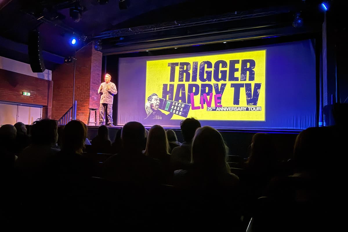 I saw Dom Joly's Trigger Happy TV Live 25th Anniversary tour at Lowther ...