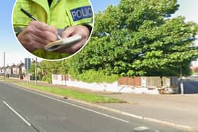 Fleetwood police responded to reports of criminal damage at a property  