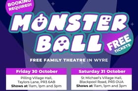 Families are invited to enjoy a free Halloween theatre show in across Wyre this October half term, as The Monster Ball brings spooky fun, laughter and mischief to two village halls.
