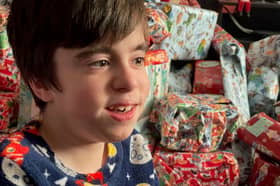 16-year-old Cohen Mahmood who has tragically died following a cardiac arrest. His dad, Anthony is raising money for his family. Pictured is Cohen when he was younger
