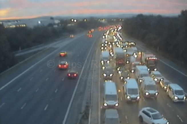 M6 and M55 chaos: Northbound carriageway shut after lorry and van crash