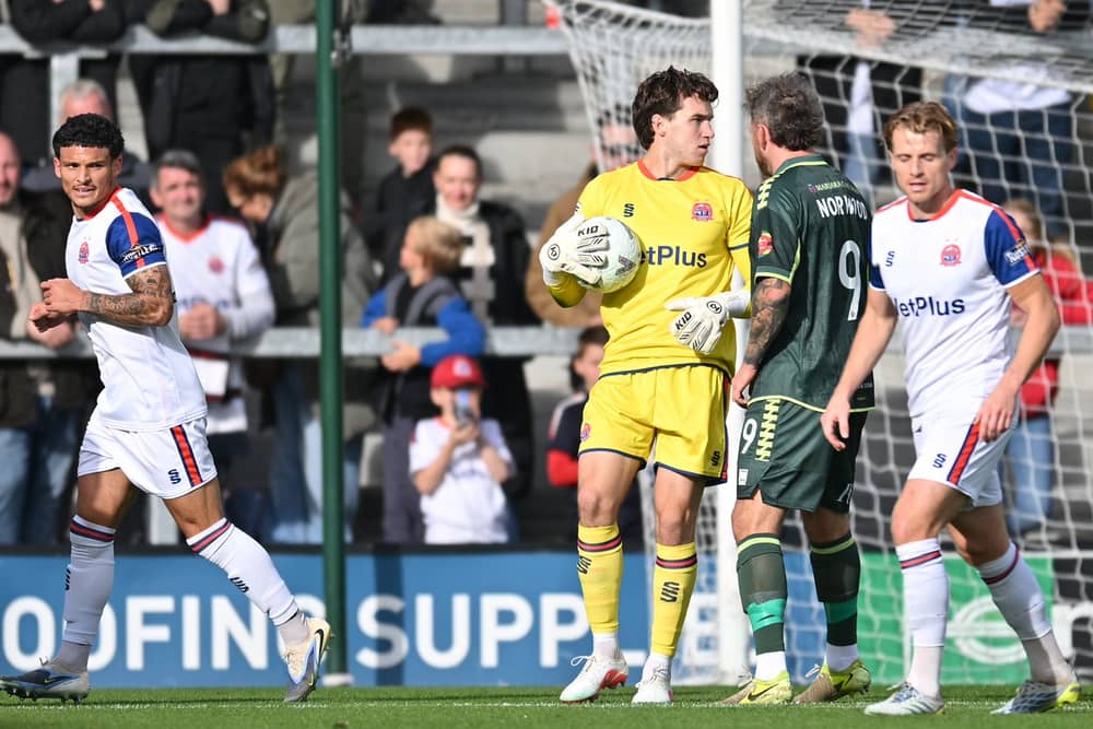 AFC Fylde keeper Zac Jones kept another clean sheet last weekend