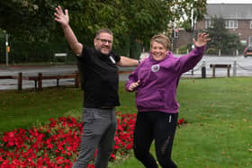 Lisa Oakley 46 from Ignite Fitness and Paul Jebb 52 have launched the 'Sh Runners Club' in Fleetwood