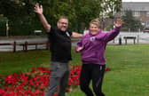 Lisa Oakley 46 from Ignite Fitness and Paul Jebb 52 have launched the 'Sh Runners Club' in Fleetwood