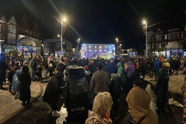 Last year's St Annes festive lights switch-on