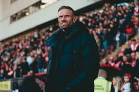 Blackpool head coach Ian Evatt