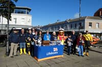 RNLI fund-raisers in Lytham Square