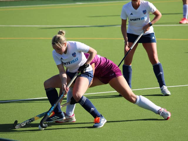 Fylde Hockey Club's ladies' first team drew with Dutham University's seconds