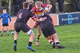 Fylde's Danny Cassidy kicked two conversions in their defeat at Huddersfield