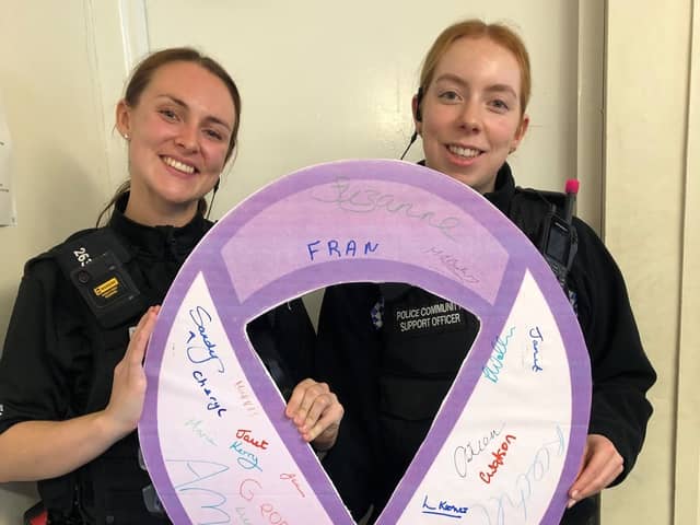 Lancashire Constabulary officers have met with members of a domestic abuse peer support group as part of efforts to improve support for survivors and raise awareness of the impact of domestic abuse.