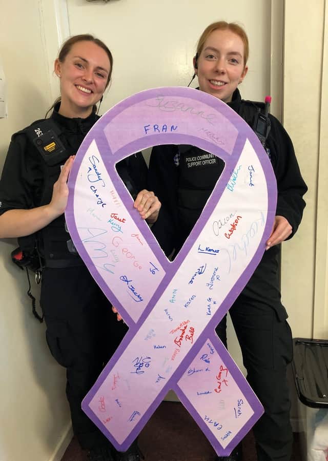 Lancashire Constabulary officers have met with members of a domestic abuse peer support group as part of efforts to improve support for survivors and raise awareness of the impact of domestic abuse.