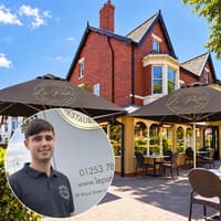 I'm 21 and I'm delighted to be the new owner of Le Patio Mediterranean restaurant in St Annes