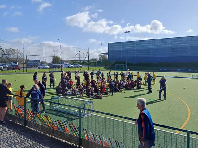 Fylde Hockey Club held a Primary Schools Hockey Festival