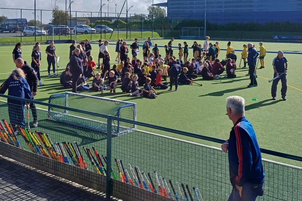 Fylde Hockey Club held a Primary Schools Hockey Festival