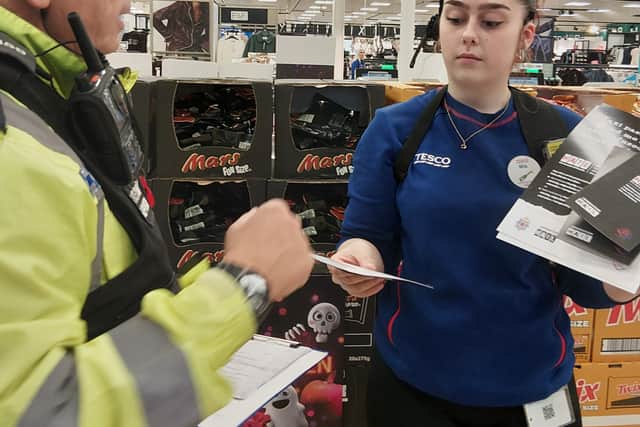 217 premises were visited by Lancashire Police raising awareness of hate crime in the workplace