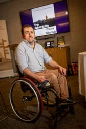 Wheelchair rugby player Myles Pearson shared his experiences to influence and improve adult social care delivery in Blackpool.