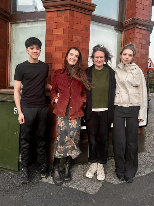Some of the team members behind Salt pictured outside the Cube.