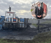Cllr Paul Galley has launched an investigation following a fire, believed to have been started by children, which destroyed the children’s play ship at Anchorsholme Park. The children involved will face no further action