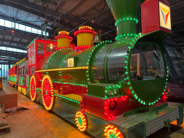 Western Train, an illuminated twin-car vehicle based on a Santa Fe train, is set to prove a top attraction during Blackpool’s Lightpool festival.

