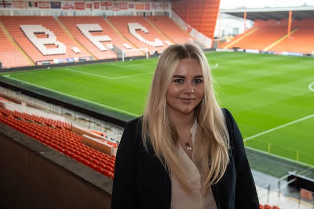 Natalie Gradwell, Ground Safety Officer at Bloomfield Road.