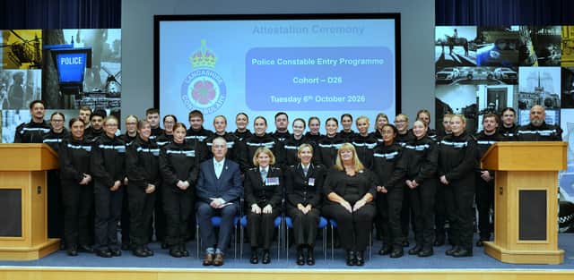 'Compassion and integrity' - Lancashire Police welcome 63 new officers as latest recruits sworn in