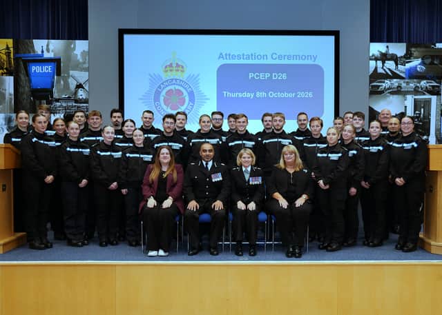 Lancashire Police has welcomed 63 new police constables following two attestation ceremonies at the force’s headquarters in Hutton.