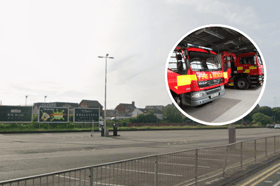 The fire took place at the car park adjacent to Yeadon Way. 