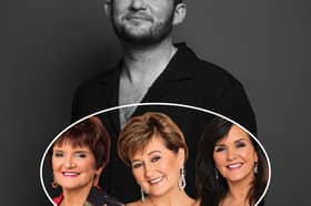The Nolans with nephew Shane, insert
