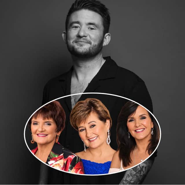 The Nolans with nephew Shane, insert