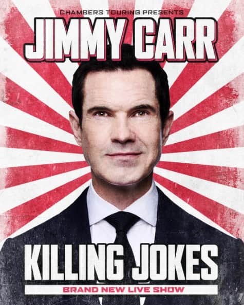 Razor-sharp comedian Jimmy Carr is bringing his new live show Jimmy Carr:Killing Jokes to Blackpool Opera House in the Winter Gardens in 2028