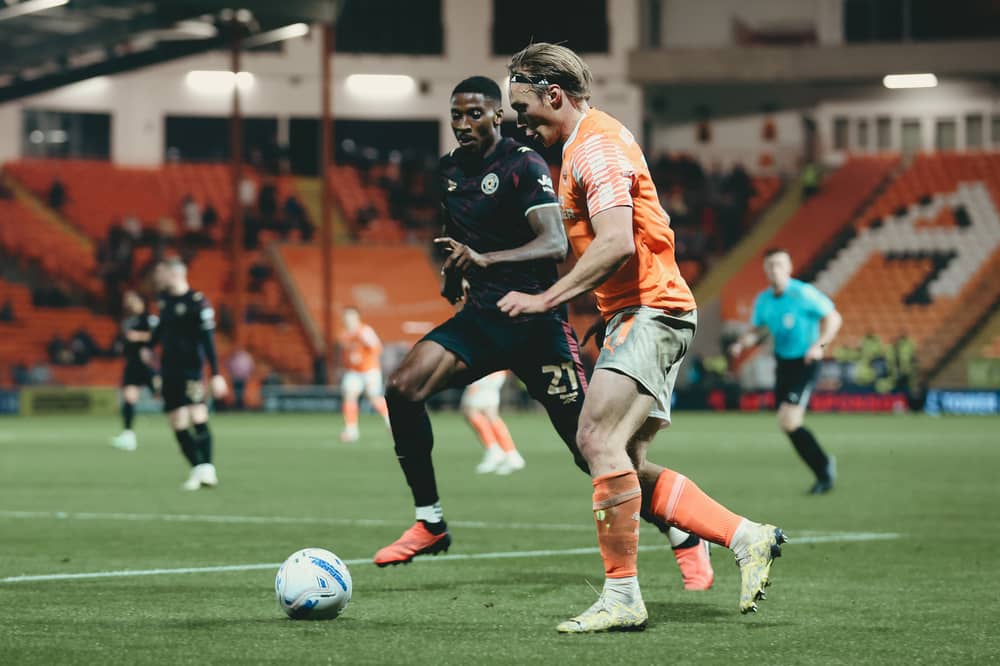 Ilmari Niskanen was Blackpool’s man of the match against MK Dons