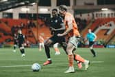 Ilmari Niskanen was Blackpool’s man of the match against MK Dons
