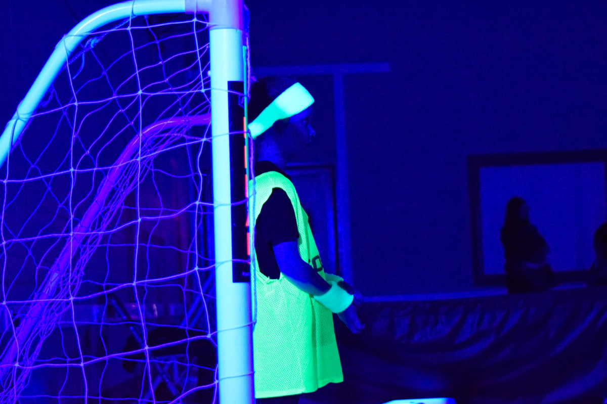 Blackpool FC Community Trust column: Year Two pupils shine at glow-in-the-dark football festival