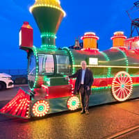 Historic Blackpool heritage trams return to Promenade as Lightpool Festival begins