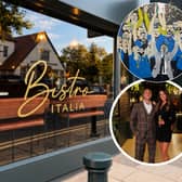 The owner of Poulton’s recently refurbished Bistro Italia has branded vandals who defaced the restaurant’s mural with the words ‘**** Italy’ as “despicable”.

