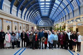 Attendees joined Hungary’s State Secretary and Consul General and members of Blackpool Council for the wreath-laying ceremony at the Winter Gardens