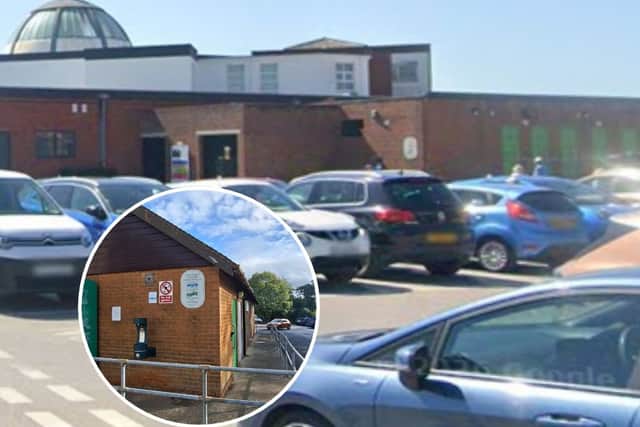 The Marine Hall Danflo toilets are close to where one of five water re-filling stations are