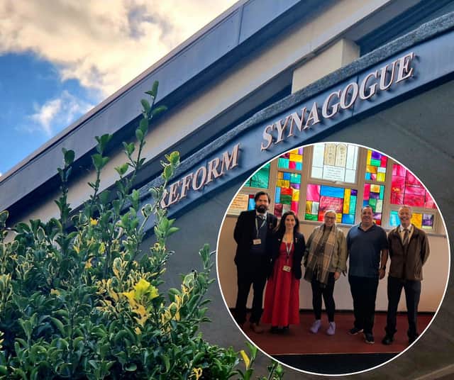 Synagogue leaders have thanked the Blackpool community for standing with them after they were subjected to a horrific anti-Semitic hate crime.