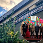 Synagogue leaders have thanked the Blackpool community for standing with them after they were subjected to a horrific anti-Semitic hate crime.
