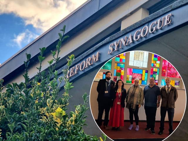 Synagogue leaders have thanked the Blackpool community for standing with them after they were subjected to a horrific anti-Semitic hate crime.