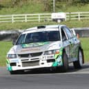 Pilling’s Jordan Murphy and John Hornby at the Three Sisters Race Circuit