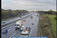 Major delays of up to 50 minutes and 5 miles of congestion on M6 close to M55