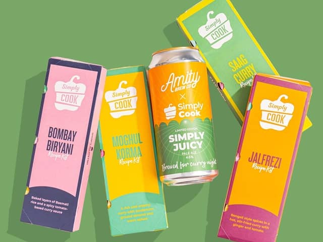 SimplyCook and Amity Brew Co launch SimplyJuicy, a limited-edition pale ale made for curry night
