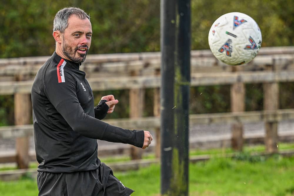 AFC Fylde head coach Craig Mahon