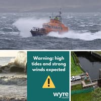 Major Wyre Council update on floodgates amid Storm Boelo 'threat to life' warning for Fylde coast